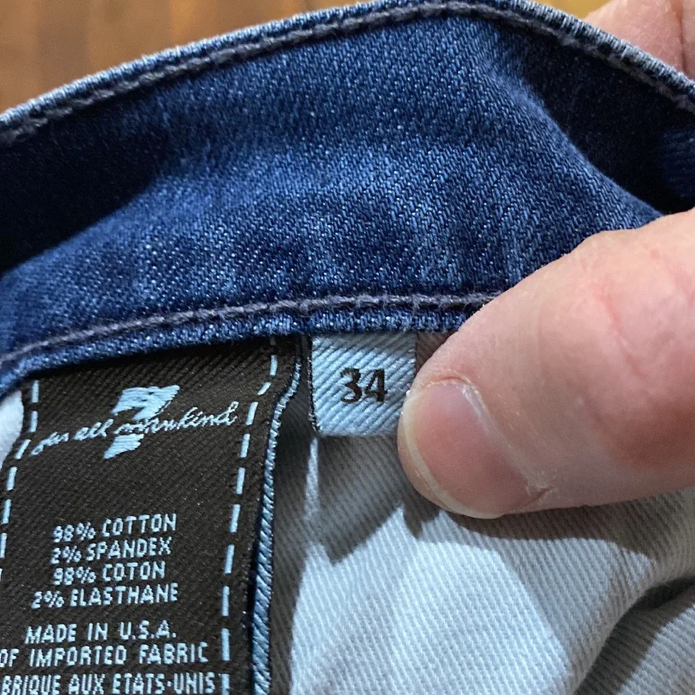 7 For All Mankind Denim Jeans Size 34